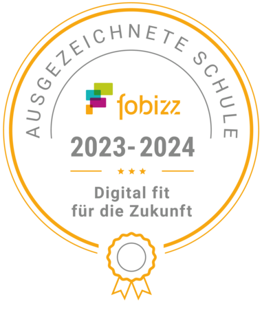 Ausgezeichnete Schule fobizz 2023–2024: Digital fit für die Zukunft