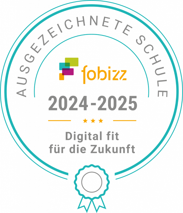 Ausgezeichnete Schule fobizz 2024–2025: Digital fit für die Zukunft